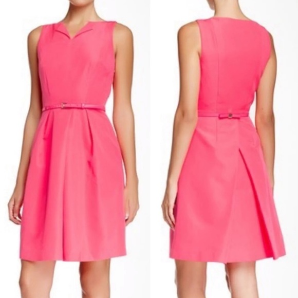 Ted Baker Bright Pink Halina High Neck Dress NWT - Picture 2 of 9